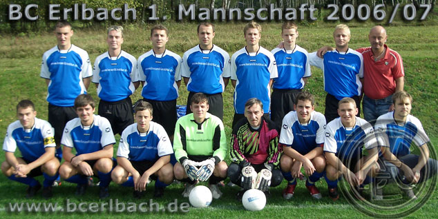BC Erlbach 1. Mannschaft des BCE Saison 06/07