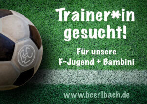 Jugendtrainer gesucht
