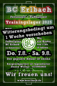 Jugendtrainingslager 2025