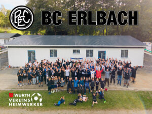 BC Erlbach Vereinsfoto 2026 / Würth #Vereinsheimwerker26